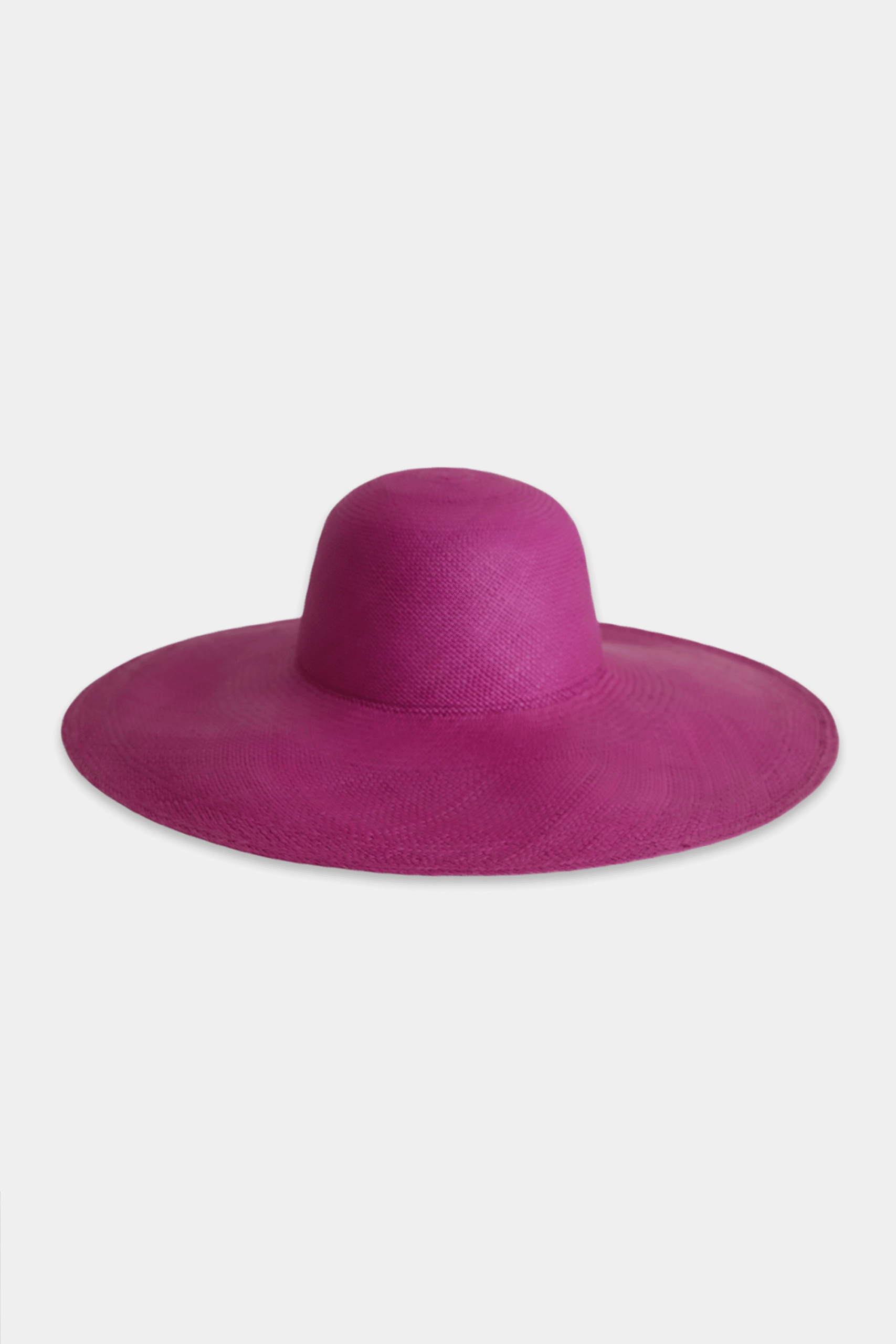 MELISA Retro - Handmade "Old Hollywood Style" Straw Hat - Fuchsia